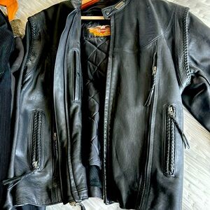 Leather jacket . XL. Used 5 x . Vintage 2008 Harley Davidson